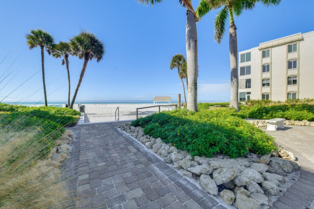Siesta Key villa with private beach